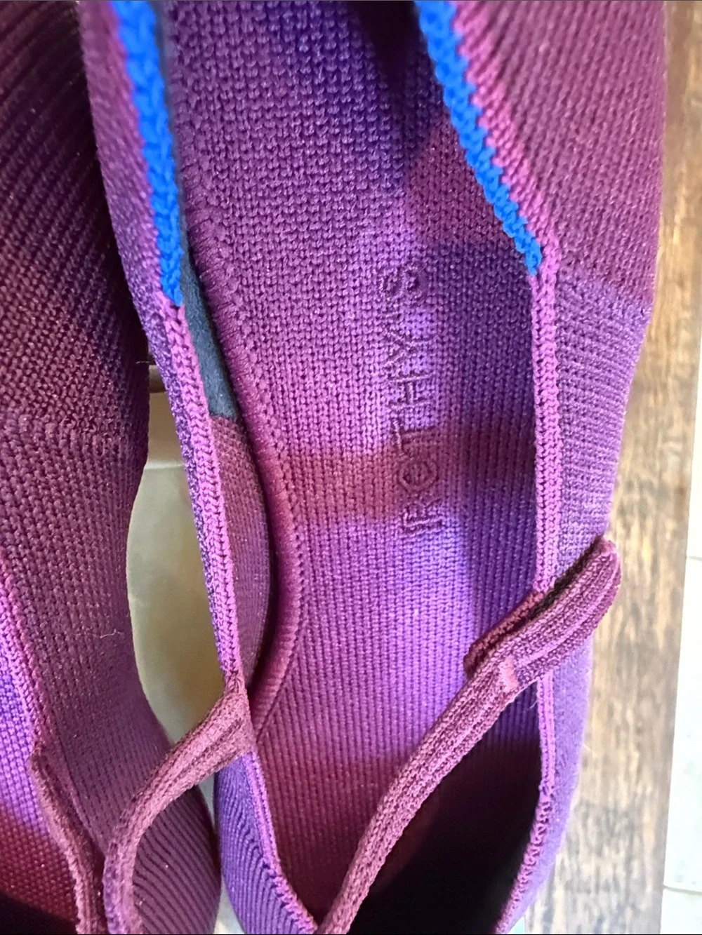 Rothy's The Square Mary Jane in Plum